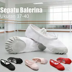 Sepatu Balet Dewasa / Best Seller Ballerina Shoes / Canvas Ballet Shoes