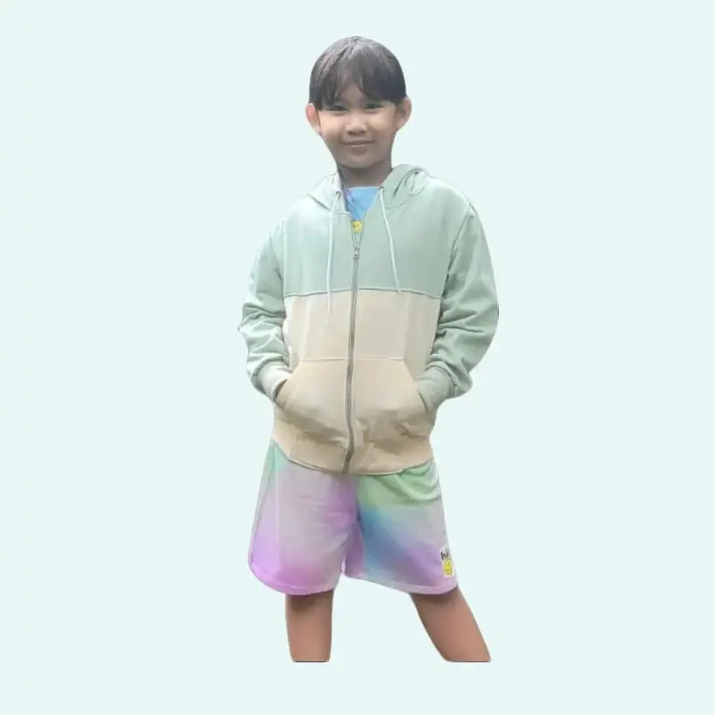 PUFFYID jaket anak perempuan TWO COMBY fashion hoodie kids keren 5