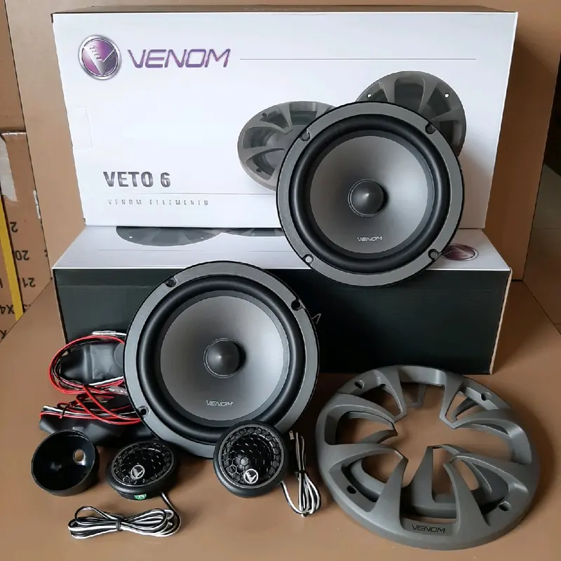 SPLIT VENOM VETO 6 INCH VENOM ELLEMENTO VETO 6 ORIGINAL VENOM SPEAKER AUDIO MOBIL VENOM 5