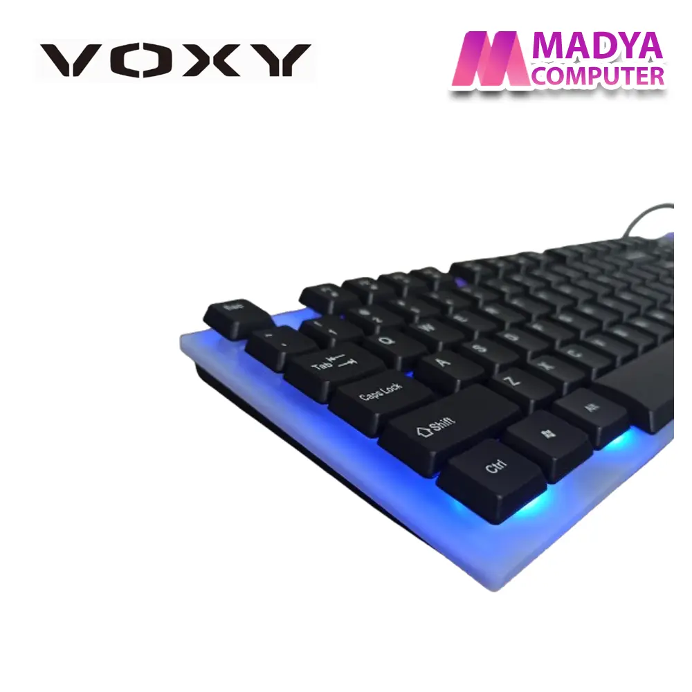 Keyboard Gaming VOXY K358 LED RGB - Keyboard Kabel USB