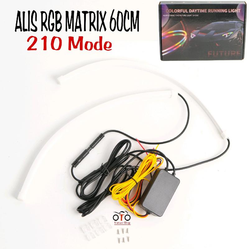 LAMPU ALIS RGB MATRIX WELCOME LIGHT 30CM & 60CM SELANG SEIN RUNNING MOBIL MOTOR 5