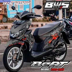 COD Sticker Decal Full Body Honda Beat Deluxe Beat Street 2020 2021 2022 2023 2024 Sticker Beat Deluxe Street Gambar Naga Beat Naga Racing 23.29
