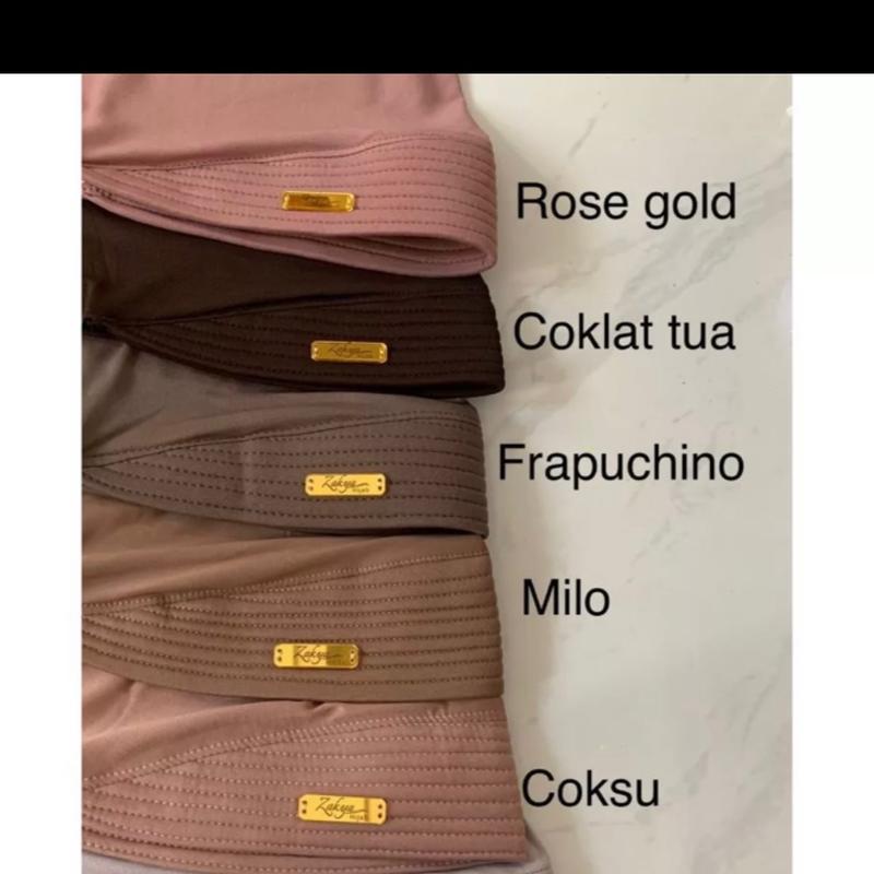 Paket hemat 30rb dpt 3pcs Bergo akrelik size m Jilbab Kerudung Muslim Busa Instan Hitam Navy Variasi Syari Pad kerudung  sport pet tebal kartika  hijab 3