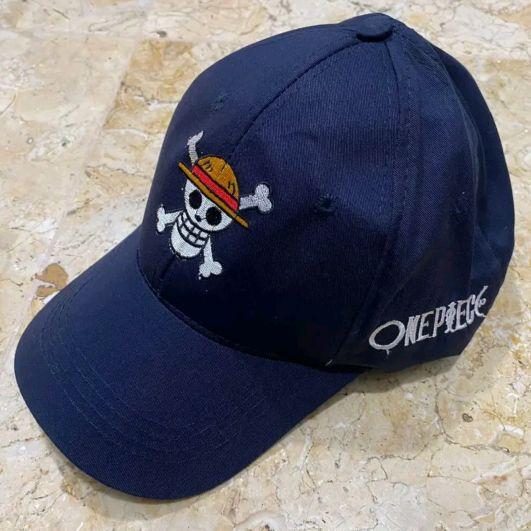 Trend Viral Topi Baseball Outdoor Motif One Piece Terbaru Pria Wanita Dewasa One Size Nyaman Dipakai Seharian Terlaris