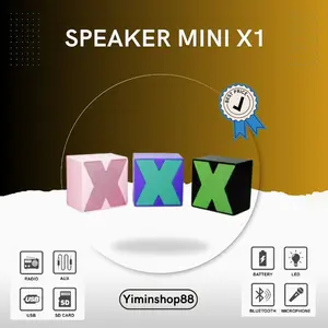 X1 - Speaker Mini Bluetooth Portable 5.0 Mini Subwoofer Free Usb Wireless