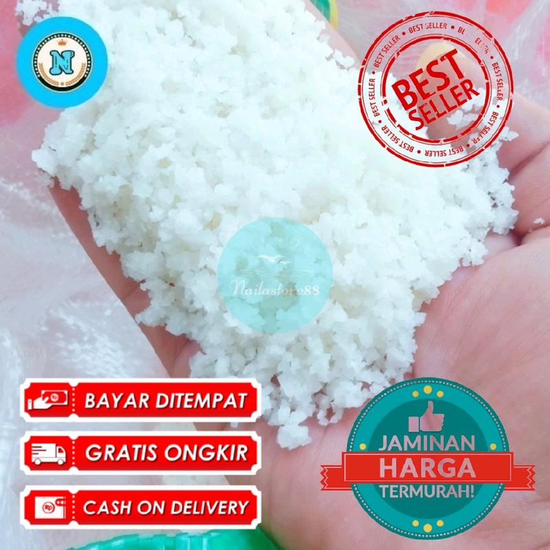 1KG ALAMI GAREM KASAR Asin Salt non yodium putih bersih garam krosok laut murah Makanan Bahan 1