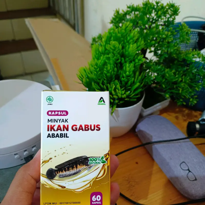 MINYAK IKAN GABUS ISI 60 - KAPSUL MINYAK IKAN GABUS ABABIL EKSTRAK IKAN KUTUK 3