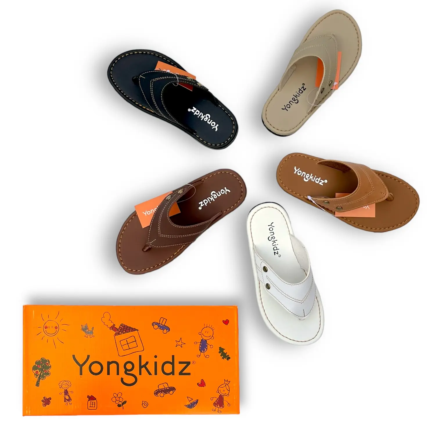 Sandal Anak Cowok YONGKIDZzz Japit YK 3 - Ukuran 26-37 - Simple Elegan Berkualitas