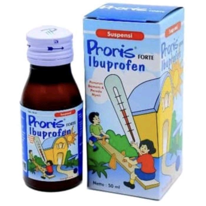 Poris sy Forte( ibu profen obat penurun demam dan pereda nyeri buat anak anak