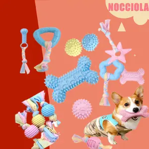 Mainan Kucing Gigitan Kunyah Untuk Anjing dan Kucing / Pet Chew Plush Toy Bentuk Bintang Bahan TPR