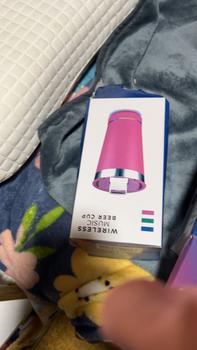 Product Review of Portable Bluetooth Speaker Glass 500ML Listen to music while drinking Keep cool and hot 304 stainless steel glass Beer glass from h**7 0
