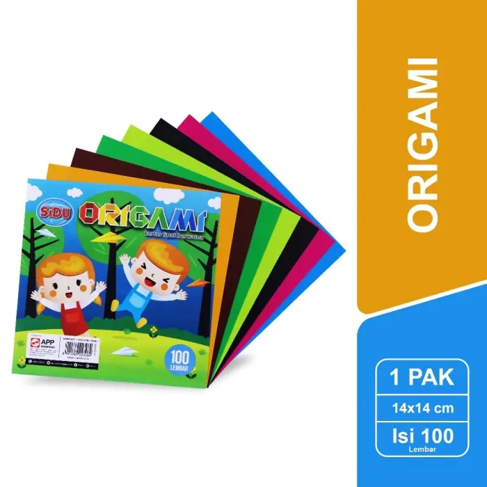 Kertas Lipat Origami Sinar Dunia SIDU 14 x 14 100 Lembar