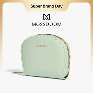 MOSSDOOM Dompet Kartu Elfrea Card Holder Setengah Bulat Wallet Zip Wanita