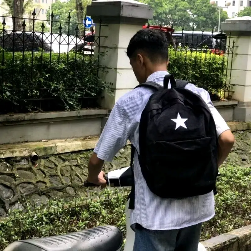 Tas Ransel Model Gendong Bintang Polos untuk Anak Sekolah - Backpack, Wanita 1