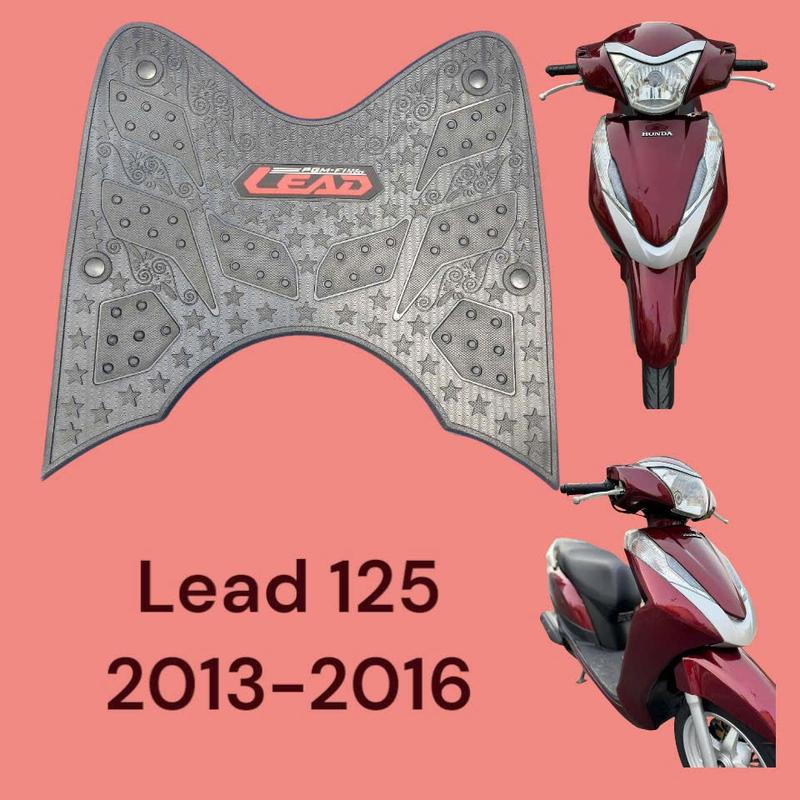 thảm lót sàn xe honda lead 125 đời 2013-2016,lót chân lead,thảm lót lead,gác chân trước honda lead 2013-2016 Cao Su