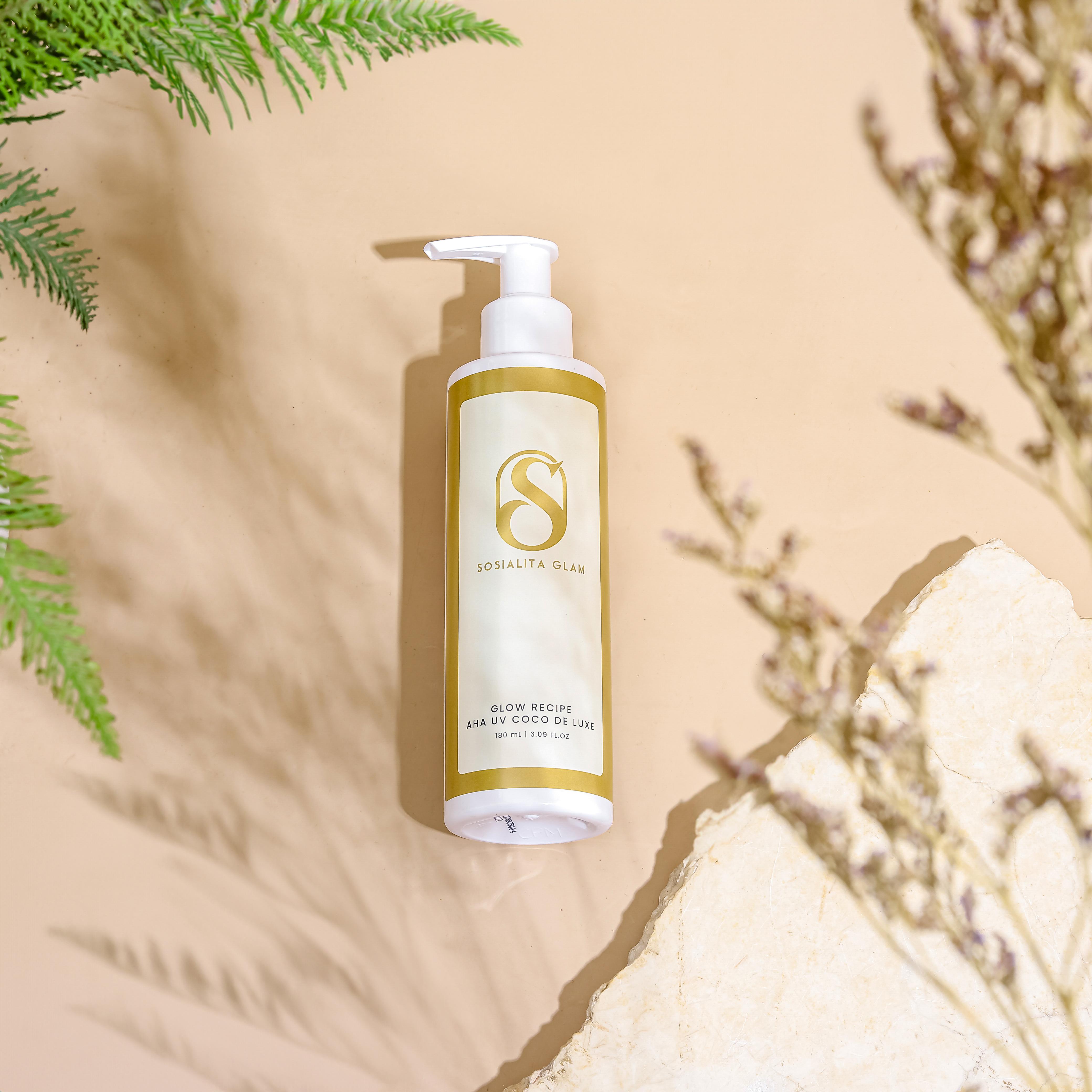 Paket Bundling Sosialita Body Lotion Glow Booster White Coco De Luxe Melembabkan dan Melindungi Kulit dari Sinar Matahari