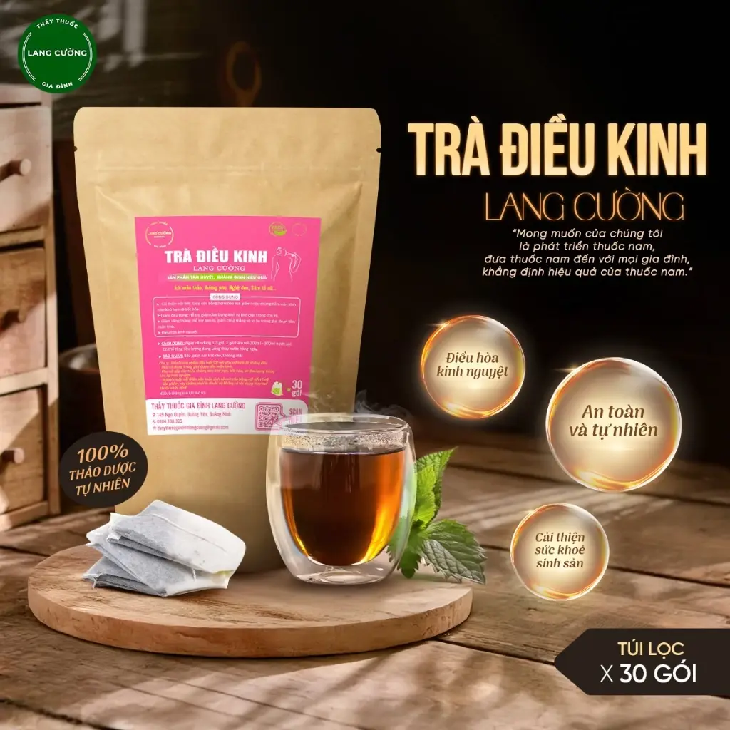 Trà Điều Kinh Điều Hòa Kinh Nguyệt, Tăng Thụ Thai Hiệu Quả, Kích Rụng Trứng, Làm Ấm