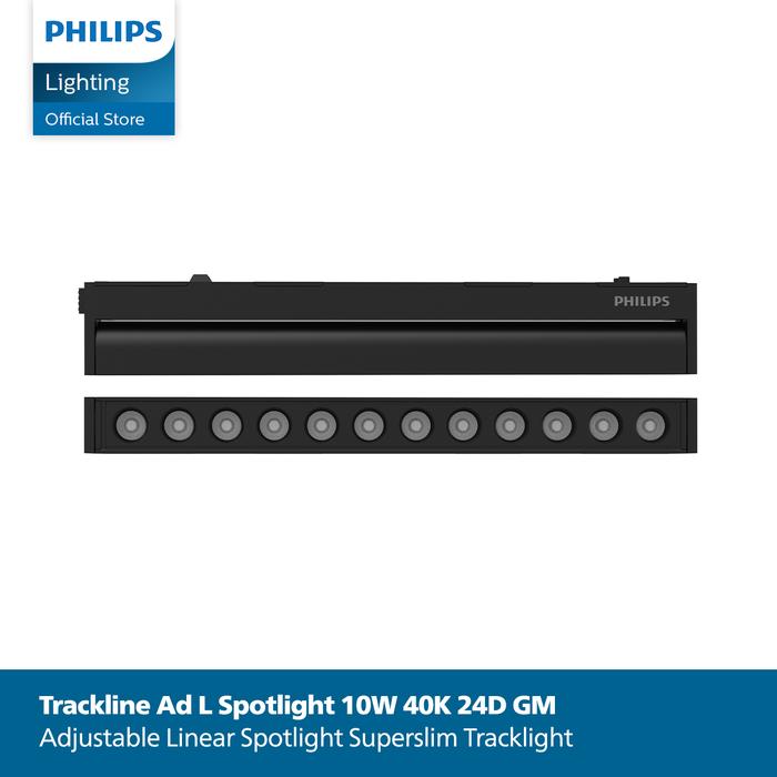 Gambar Philips Lampu Trackline Superslim Trackline L Spotlight Adjustable 10W 4000K Cahaya Semi putih dari Philips Lighting Indonesia Kota Administrasi Jakarta Utara Tokopedia