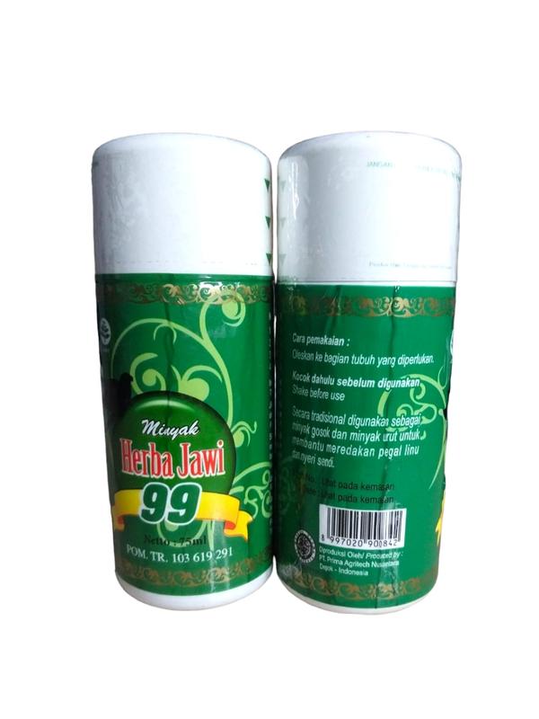 Minyak But-But Herba Jawi 99 Original Isi 75ml 2