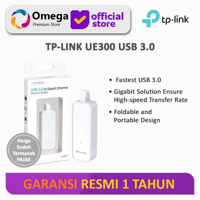 TP-Link UE300 USB 3.0 to Gigabit Ethernet Network Adapter