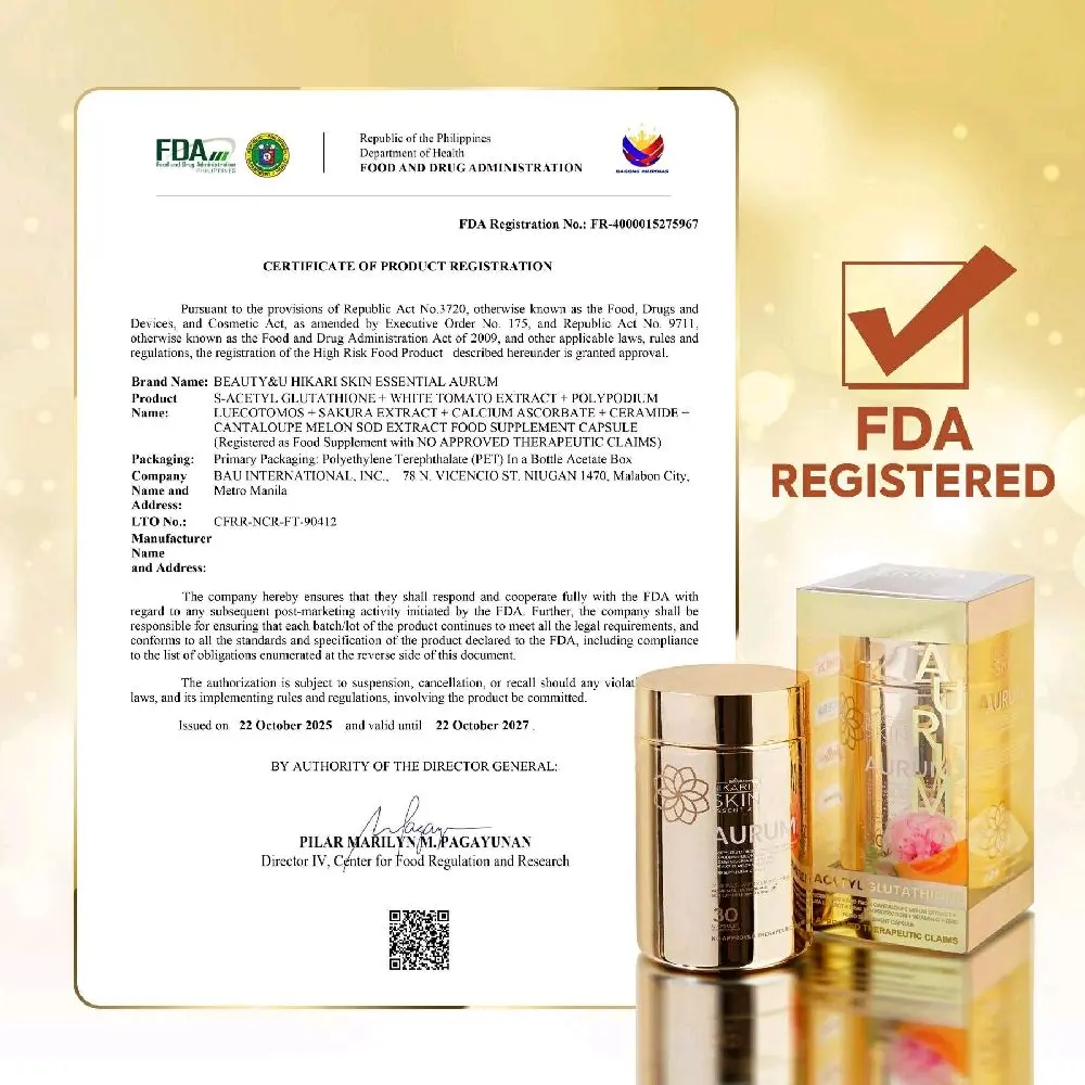 2 Bottle Hikari Aurum S-Acetyl Glutathione Capsules with Ceramide Vitamin C and Zinc for Skin Health | Jeboutique - TikTok Shop Philippines 2 Bottle Hikari Aurum S-Acetyl Glutathione Capsules with Ceramide Vitamin C and Zinc for Skin Health | Jeboutique - TikTok Shop Philippines