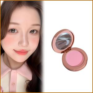 【HERORANGE】クリーミーピンクチーク ローサチュレーション ピーチオレンジ マットミスト ナチュラル シングルカラー