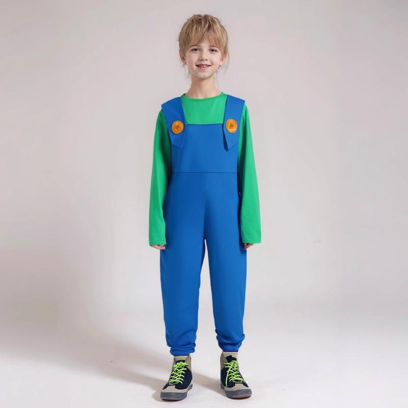 【MEGA SALE 5.5】Halloween, Giáng sinh, cosplay, trang phục anime, trang phục Mario cho trẻ em, cosplay Super Mario, trang phục dự tiệc, SS24 áo  cosplay 7