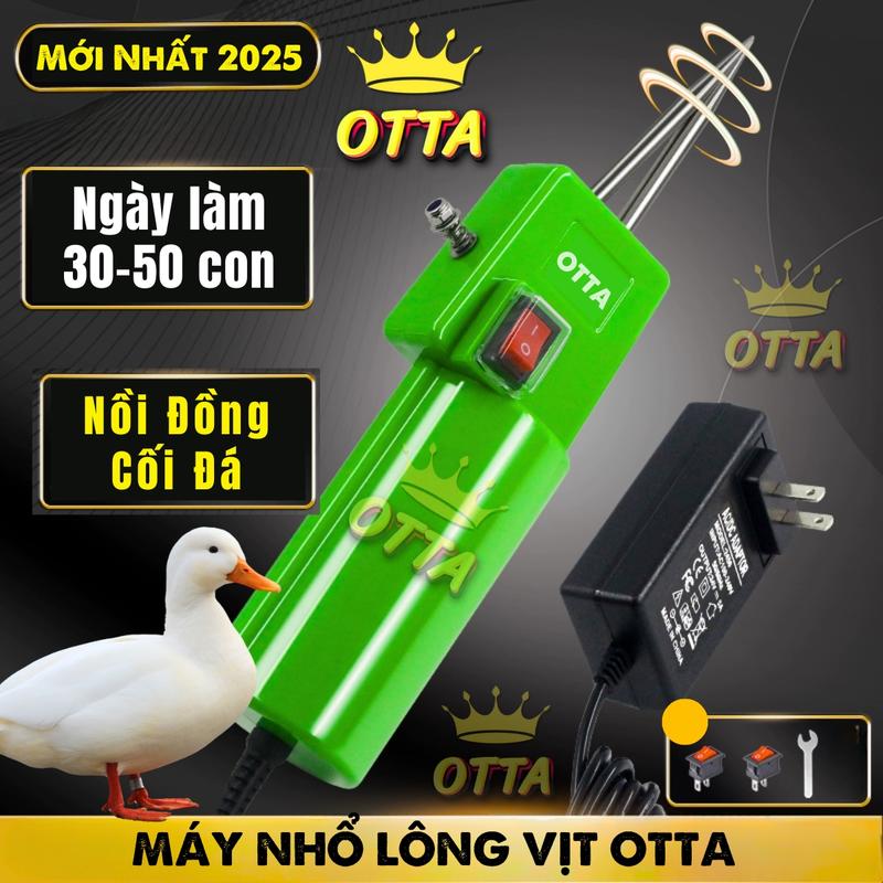  Máy vặt lông vịt phiên bản vượt trội công suất cao thương hiệu OTTA nhổ lông măng vịt siêu khỏe và nhanh chóng 