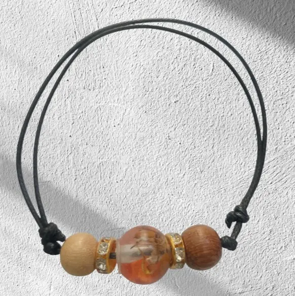 Gelang sawan spancer+manik kayu bidara,kelor,gelang sambetan,gelang tolak bala,bracelet,gelang bayi dan ibu hamil Pria Wanita 3