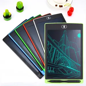 LCD Drawing Writing Tablet 8.5" Papan Tulis Anak Dewasa Board Writing Pad Ideal untuk Belajar Menggambar Menulis dan Berhitung dengan Senang Hapus Gambar dengan Satu Tombol Baterai Tahan Lama Desain Ramping Mudah Dibawa