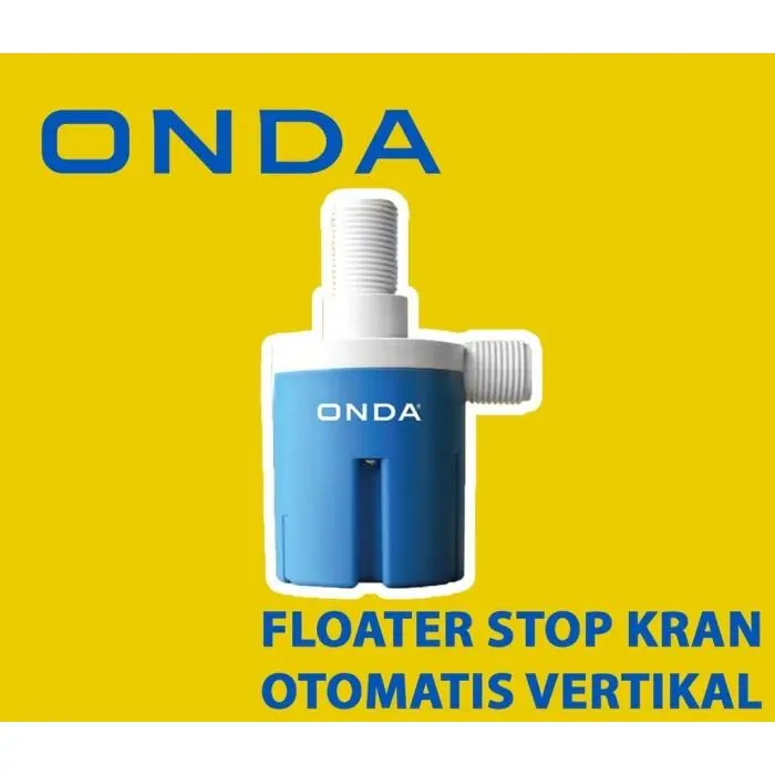 Onda Stop Kran Otomatis Vertikal 1/2" Pelampung Kran Air Vertikal
