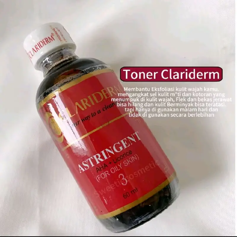 ORIGINAL Clariderm Astringent Ori no3 COD 0