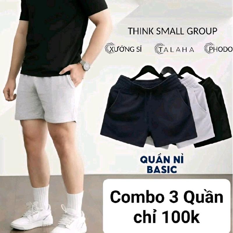 XẢ KHO - CUỐI MÙA Combo 3 Quần short thể thao Sport Xưởng Sỉ chất vải Da Cá cao cấp Menswear Nam