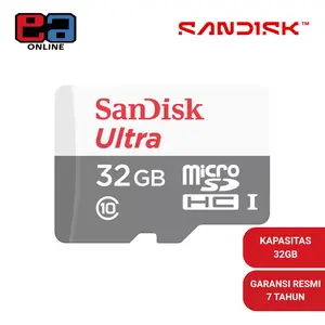 SanDisk MicroSD Card 32GB Ultra CLASS10 100Mbps - QUNR