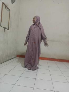 Product Review of Mukena terusan MESJID semangka al aqsha palestina anak SD Remaja | Al Arsyad Bordir Cantik Muslim from M**a 0