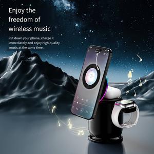 Hab Kuasa Lipat & Pergi, Pertama di Asia, Stesen Pengecasan 3-dalam-1, Audio HD, Tiktok Viral, Pengecasan Pantas Qi2 15W, Pergi RGB (Penjimat Ruang Kondominium) Magnet Phone Telefon Wayar