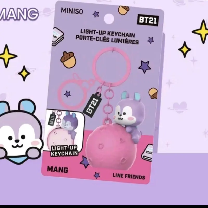 KEYCHAIN LIGHTUP MINISO X BT21 Shop Tokopedia