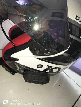 Product Review of GEARELEC BT12 Bluetooth 5.0 Helm Sepeda Motor Headset Suara Bass Tahan Air from ⓨ**💜 0