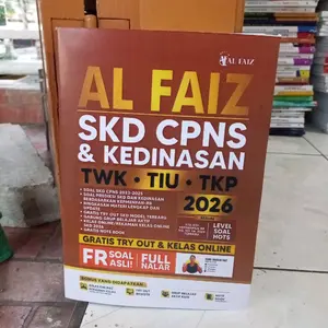 BUKI AL FAIZ SKD CPNS & KEDINASAN TWK • TIU • TKP 2026