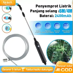 Stik Sprayer Elektrik Penyiram Tanaman Adjustable Nozzle Spray/Sprayer Semprot Elektrik Alat Tanaman Hama Pressure Sprayer Alat penyemprot bertekanan tinggi - 4M - 6M