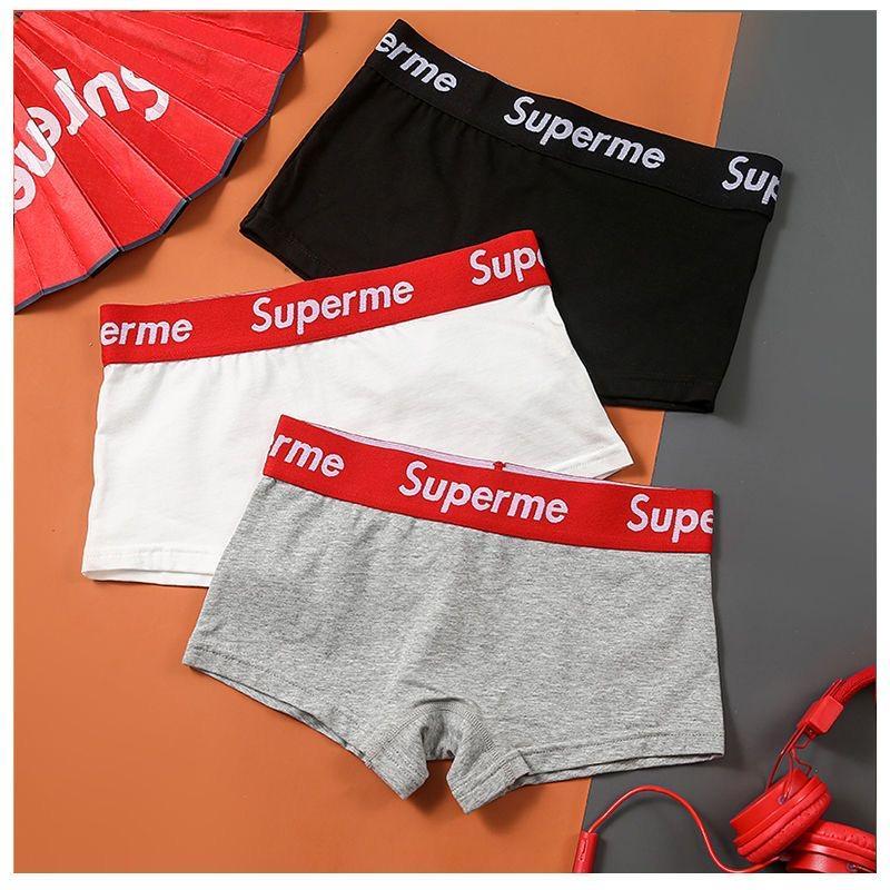 Boxer Đùi, Unisex, Cao Cấp, Buộc Dây, Có Ren, An Toàn, Thích Hợp Cho Bé Gái Đi Học, Quần Đùi Nữ, Quần Lót Boxer