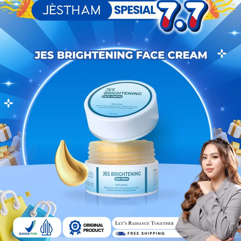 Jestham Face Cream Jes Brightening - Perawatan Wajah 0