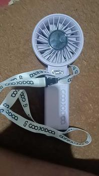 Product Review of GOOJODOQ GFS003 Folding Mini Fan 4000 MAH With Smart LED Screen Display 100 Level Speed - Kipas Mini from 리** (**) n**a j** 0