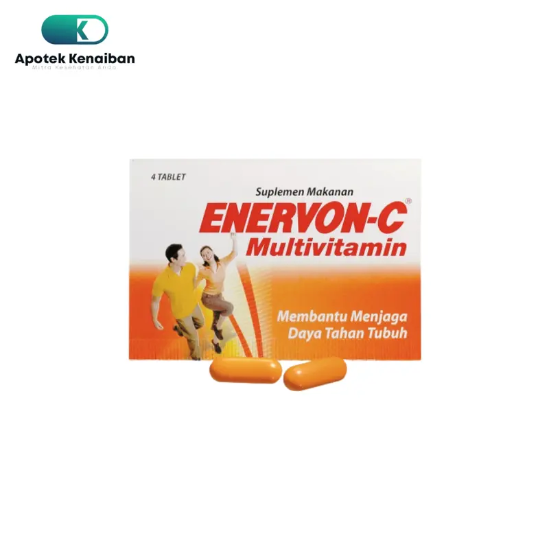 Enervon C Strip 4 Tablet / Vitamin C 500 / Suplemen Daya Tahan Tubuh 1