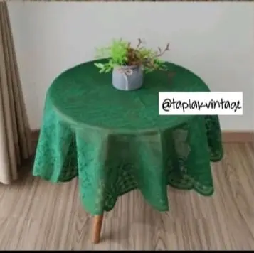 Taplak meja bundar/Taplak meja tamu oshin/Taplak meja teras 6
