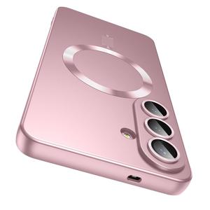 Para Samsung Galaxy A17, A07, A56, A36, A26, A16, A06, A55 5G, A35 5G, A15, A25, A05S y A05, A14, A24, A34, A54: funda magnética de acabado mate suave que incluye protector de lente de cámara