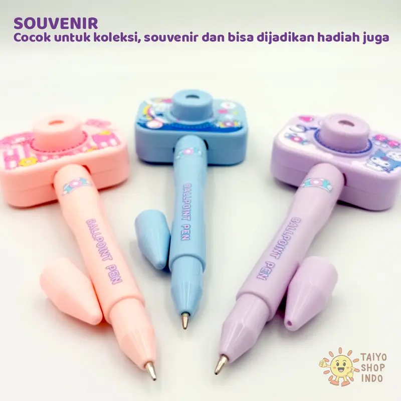 TAIYO Pen Camera Projector Sanrio Mainan Edukasi Kamera Proyektor Pola Gambar Karakter Kartun 6