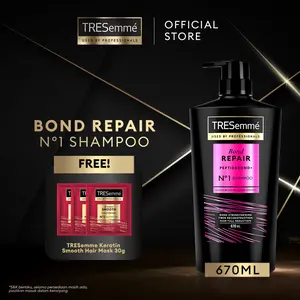 [BUY 1 FREE 3 HAIR MASK 30GR] Tresemme Hair Fall Control Shampoo 670ml