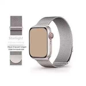 Tali jam tangan pintar seri Starlight, diskon, kualitas tinggi, cocok untuk pemakaian sehari-hari, keren dan bergaya, cocok untuk pria dan wanita, pengiriman cepat. Plain Strap for Smartwatch