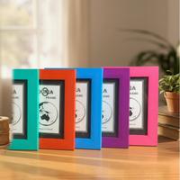 Gambar FRAME FOTO / FIGURA / PIGURA / BINGKAI 5R WARNA WARNI MINIMALIS - 5R Classic Merah  dari KnRAcc Kota Bandung 1 Tokopedia